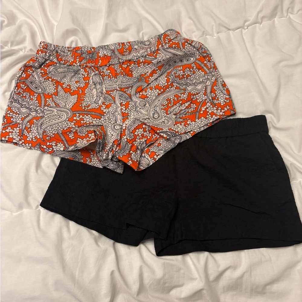Paisley and Black Women's Shorts TWO